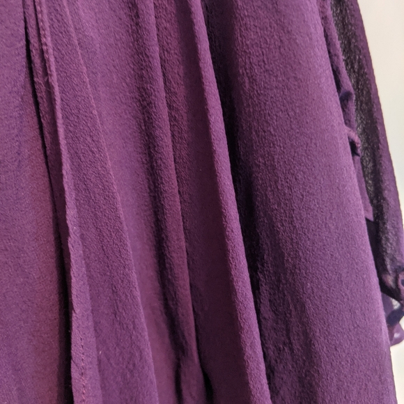 BCBGMAXAZRIA Purple Halter Dress - Picture 3 of 4